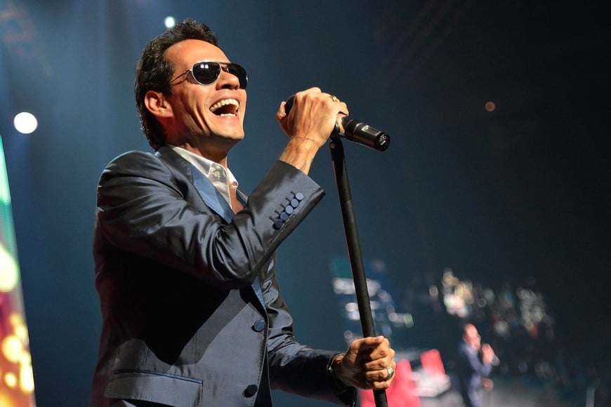 Marc Anthony integra la lista de cantantes latinos más taquilleros.