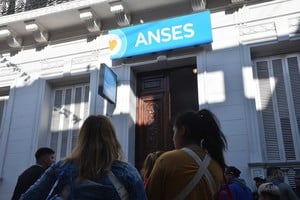 Las oficinas de Anses en la peatonal santafesina. Foto: Flavio Raina