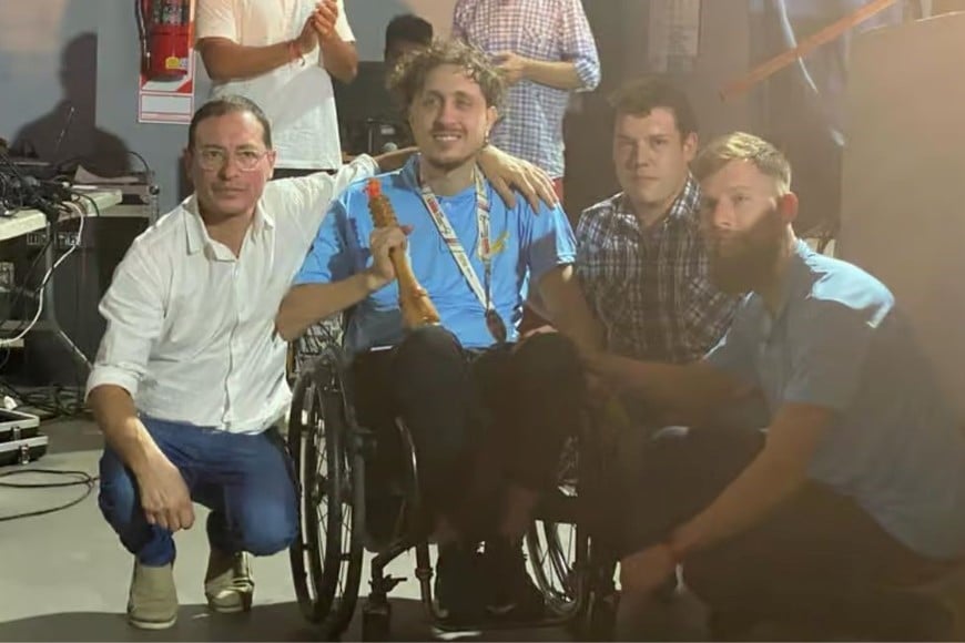 Juan Cruz Bandini y Brian Bonacorsi, Selección Argentina de Quadrugby.