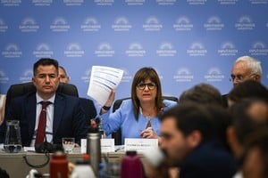 Patricia Bullrich, ministra de Seguridad de la Nación. Crédito: Florencia Downes