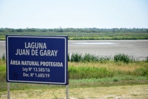 La ley votada por ambas Cámaras incluye a la ex Laguna Bedetti como parte del patrimonio natural a proteger. Crédito: Pablo Aguirre