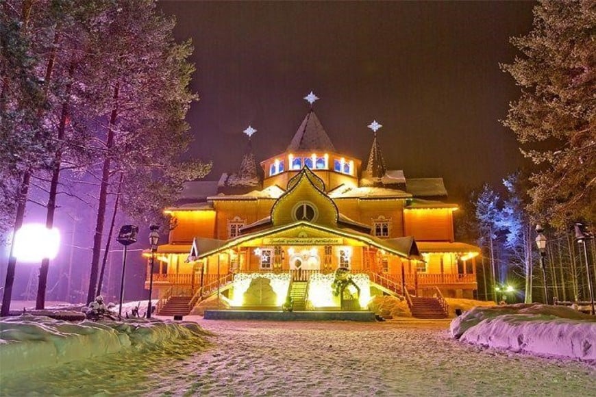 La residencia de Ded Moroz.