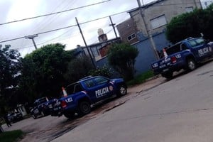 Gran cantidad de policías trabajaron en la zona donde se produjo el enfrentamiento. Créditos: El Litoral