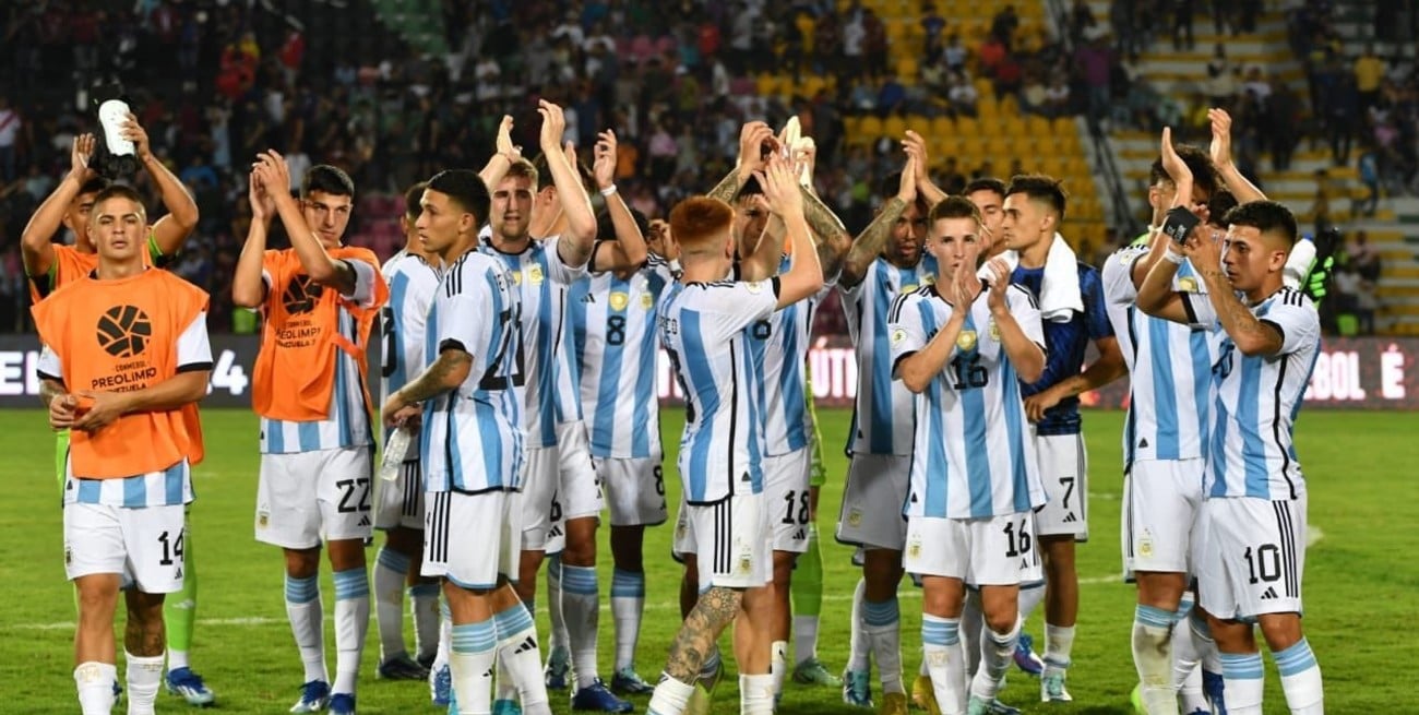 Argentina rescató un empate ante Paraguay en su debut preolímpico