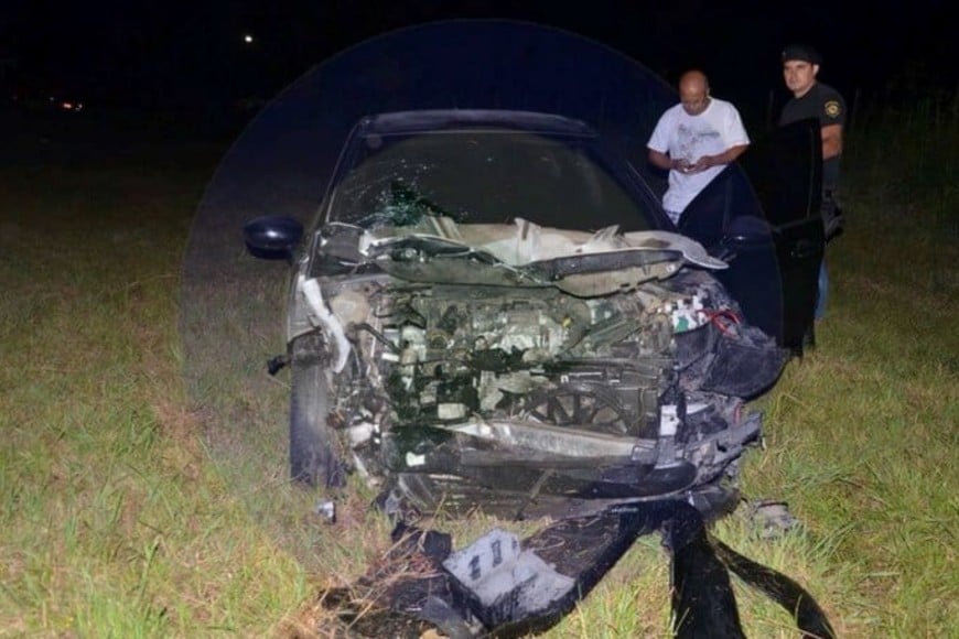 Ramiro Grau (28) manejaba un Peugeot 308 negro la noche del 14 de enero de 2018 cuando embistió de atrás el coche en el que iba Eduardo Wabek. Crédito: Archivo El Litoral