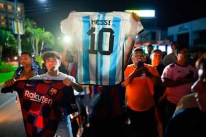 Fanáticos de todos los Messi, de Barcelona, Argentina y, el actual en Inter Miami.