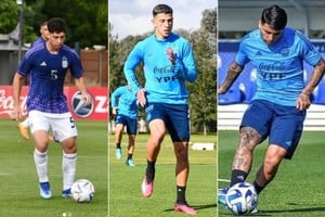 Nardoni, Esquivel y Farías se entrenarán en el predio de AFA esta semana. 