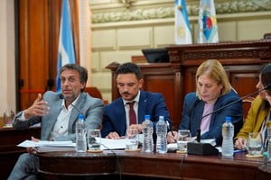 Las autoridades de ambas cámaras, en este caso Gisela Scaglia y Clara García, encabezaron las reuniones con colegios y entidades ligadas al derecho.