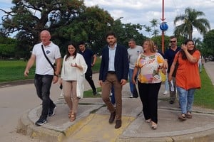 La jornada contó con una caminata por la avenida Poeta Julio Migno.