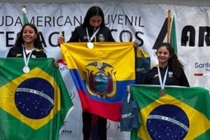 Campeonato Sudamericano de Deportes Acuáticos en Santo Tomé.