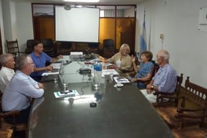 La reunión entre ruralistas y Enrico fue en la sede central de Carsfe en esta capital.