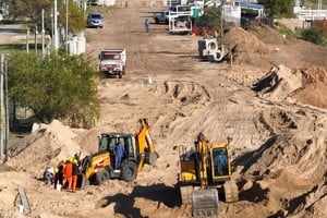 Para asegurar la defensa costera construirán 127 metros lineales de talud revestido con una manta de bloques de hormigón armado. Foto: Fernando Nicola