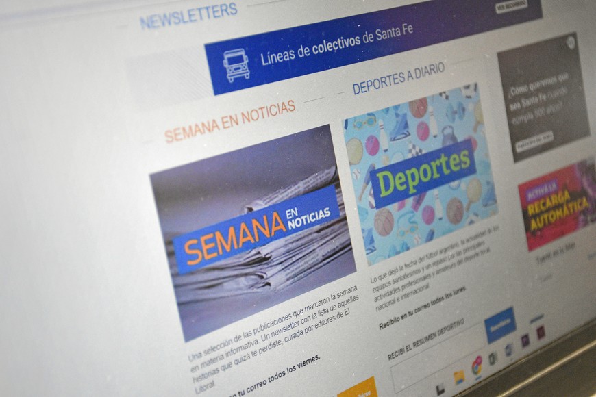 El Litoral newsletters: noticias a diario en tu correo.